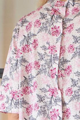 CHEMISE DE NUIT MC OUVERTE DOS