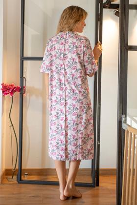CHEMISE DE NUIT MC OUVERTE DOS