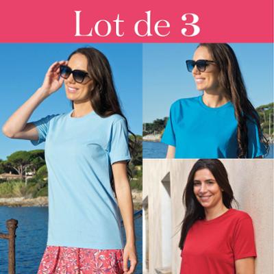 LOT DE 3 TEE SHIRTS