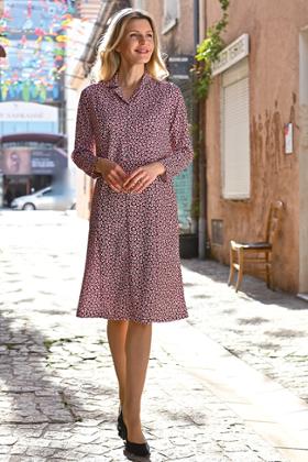 ROBE OUVERTE DOS PAR PRESSIONS