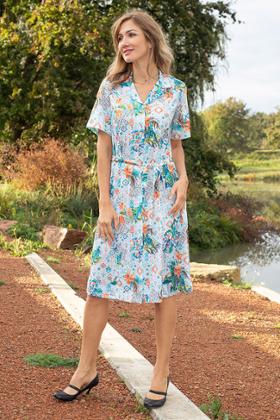 ROBE OUVERTE DOS PAR AIMANTS