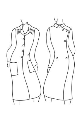 ROBE OUVERTE DOS CROISÉ
