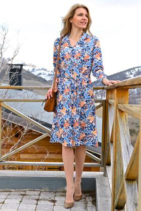ROBE OUVERTE DEVANT