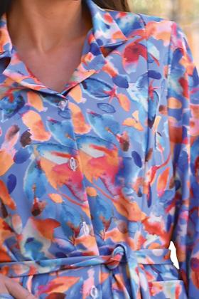 ROBE OUVERTE DEVANT