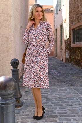 ROBE OUVERTE DEVANT