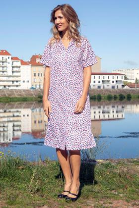 ROBE OUVERTE DEVANT