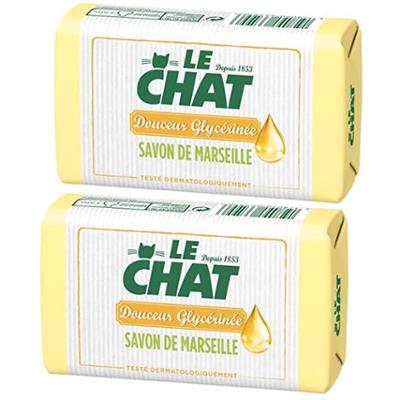 LOT DE 2 SAVONS CREME
