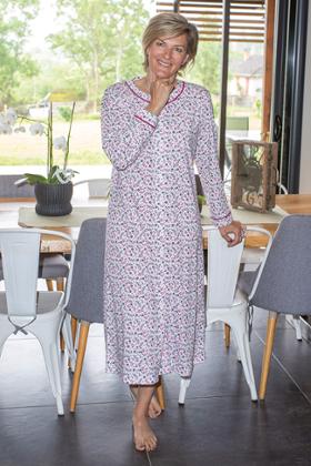 CHEMISE DE NUIT OUVERTE DEVANT