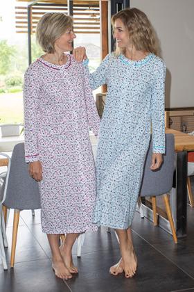 Chemise de nuit boutonnée devant on sale