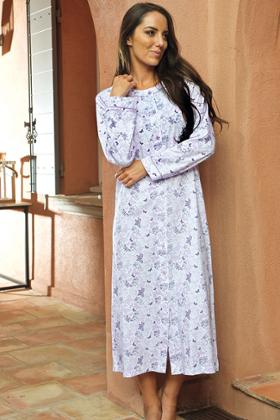 CHEMISE DE NUIT OUVERTE DEVANT