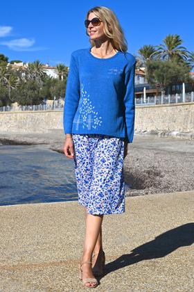 PULL BRODERIE