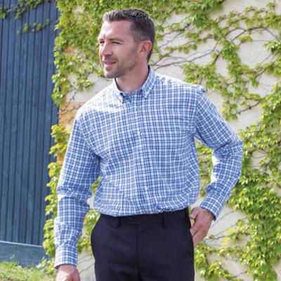 CHEMISE A CARREAUX