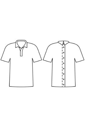 POLO OUVERT DOS PAR PRESSIONS