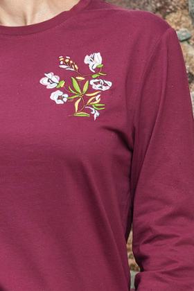 TOP BRODERIE COTON