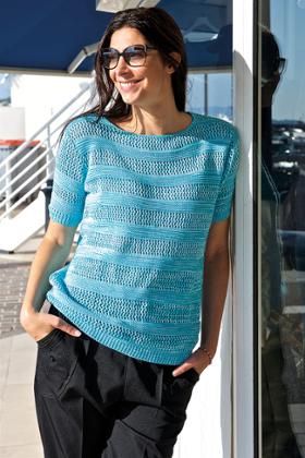 PULL COL BATEAU