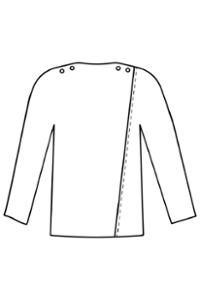 PULL CROISE DOS