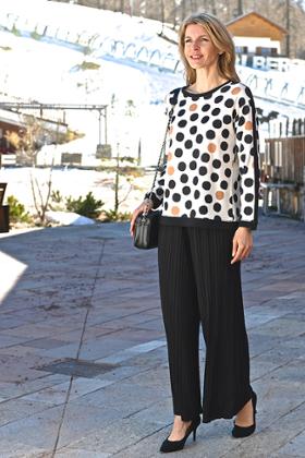 PANTALON PLISSÉ TAILLE HAUTE