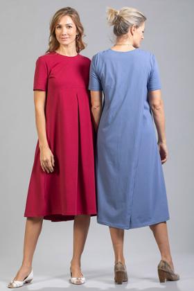 ROBE OUVERTE DOS CROISÉ COTON