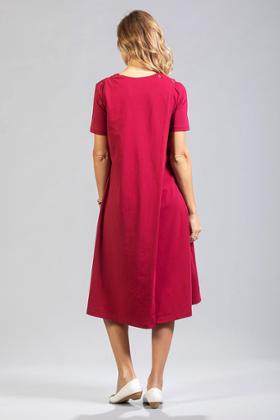 ROBE OUVERTE DOS CROISÉ COTON