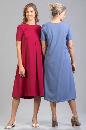 ROBE OUVERTE DOS CROISÉ COTON