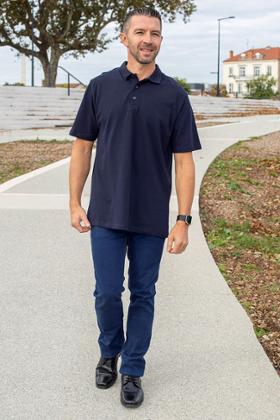 POLO OUVERT DOS GRANDE TAILLE