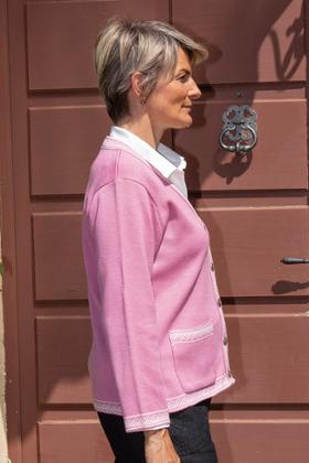GILET COL POINTE
