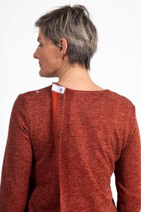 PULL CROISÉ DOS GRANDE TAILLE