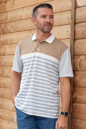 POLO CROISÉ DOS GRANDE TAILLE