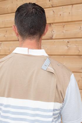 POLO CROISÉ DOS GRANDE TAILLE