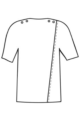 T-SHIRT CROISÉ DOS