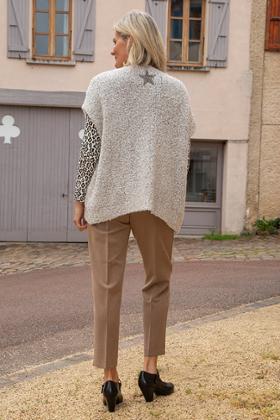 VESTE COURTE SANS MANCHES