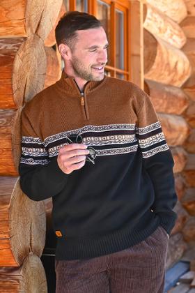 PULL COL ZIPPÉ