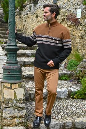 PULL COL ZIPPÉ