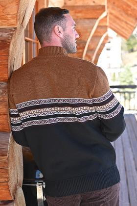 PULL COL ZIPPÉ