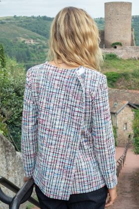 PULL CROISE DOS GRANDE TAILLE