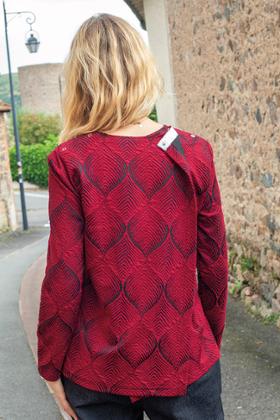 PULL CROISE DOS GRANDE TAILLE