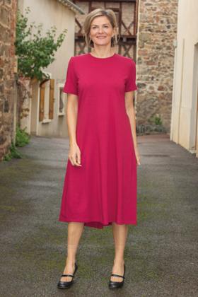 ROBE CROISE DOS COTON