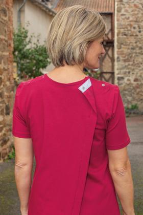 ROBE CROISE DOS COTON