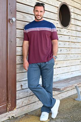 TSHIRT CROISE DOS COTON