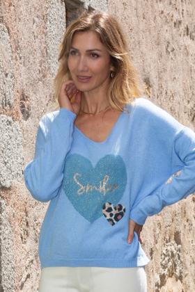 PULL VISCOSE COEUR