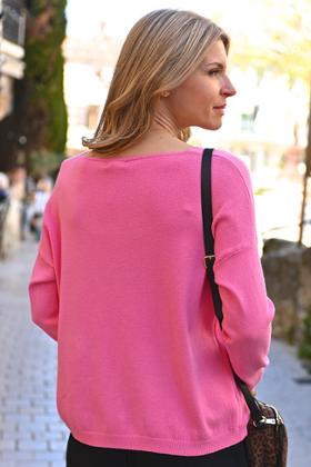 PULL VISCOSE COEUR