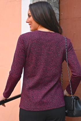 PULL ML MOUCHETÉ