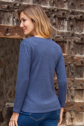 PULL MAILLE TRESSEE