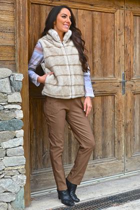 GILET ZIP MOLLETONNE