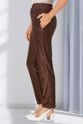 PANTALON VELOURS BRILLANT