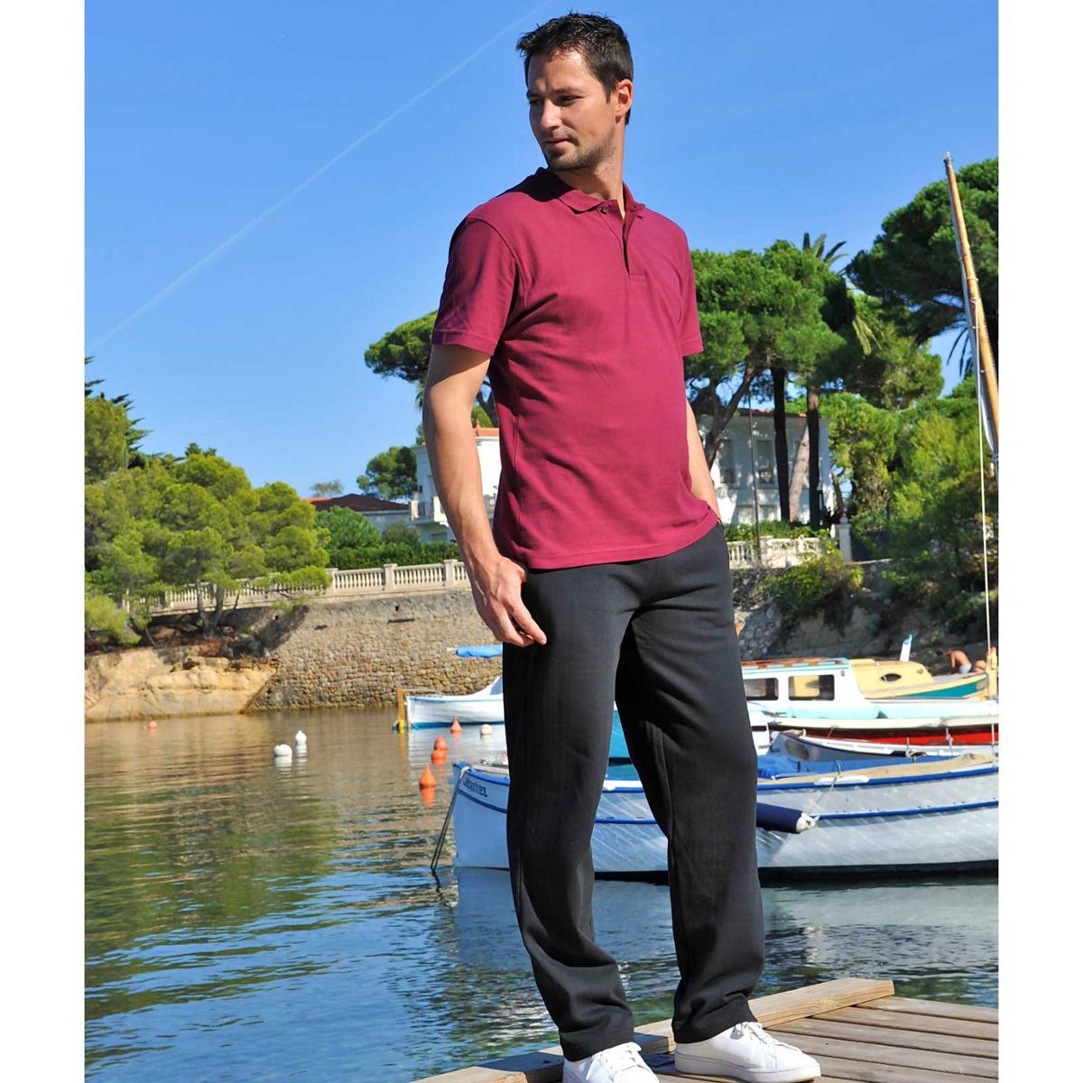 Pantalon jogging droit clearance