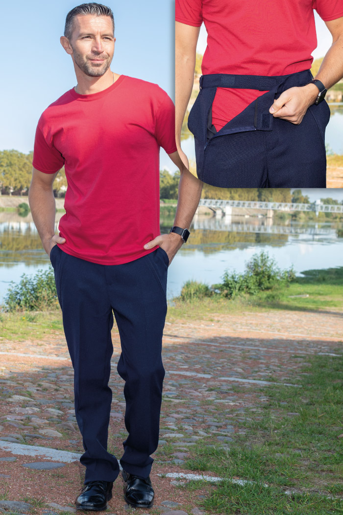 PANTALON OUVERT DEVANT