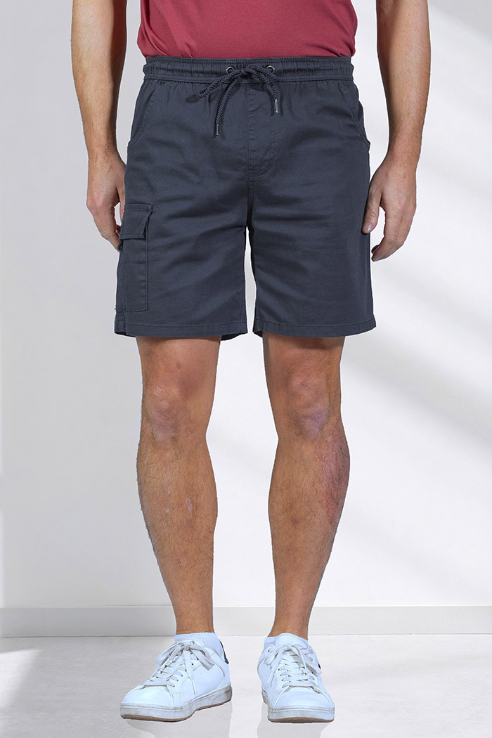 SHORT COTON AVEC LIEN