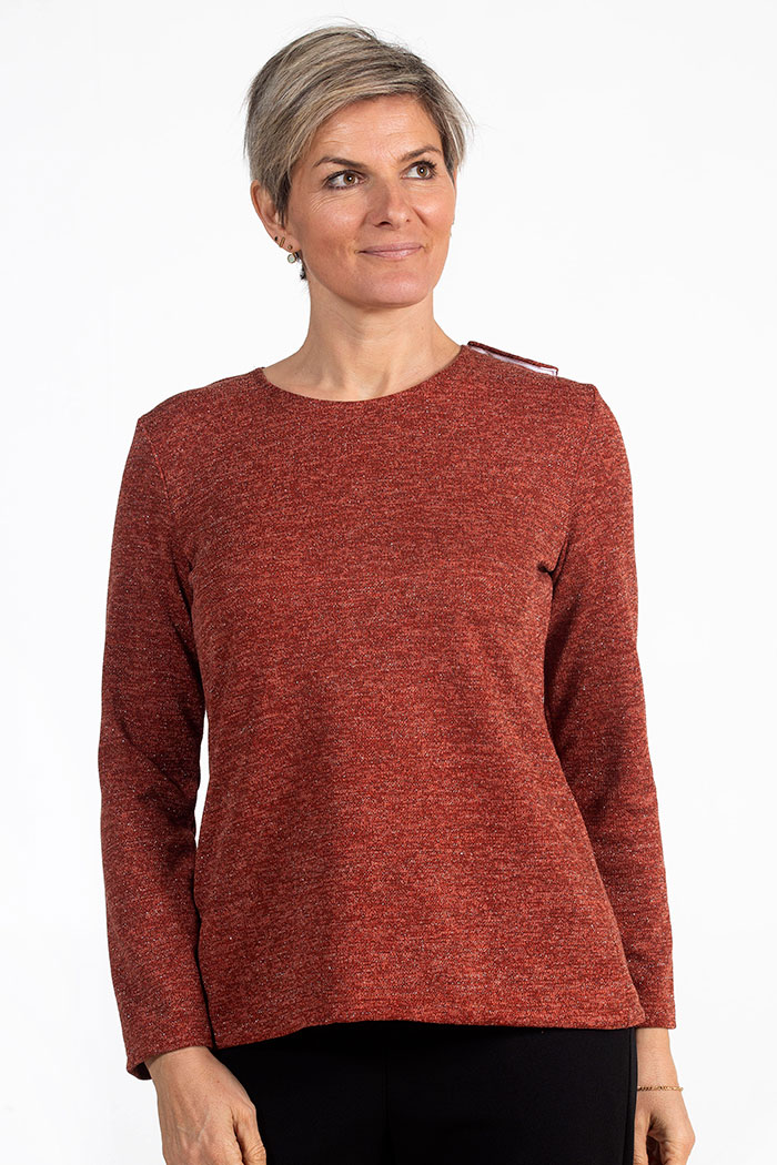 PULL CROISÉ DOS GRANDE TAILLE