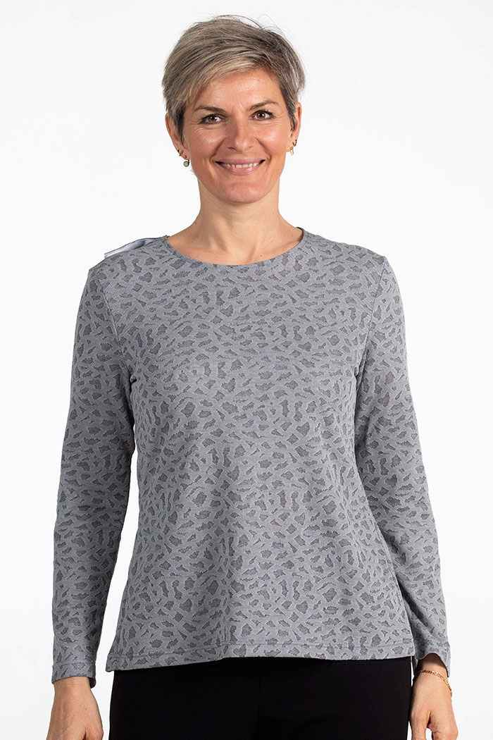 PULL CROISÉ DOS VISCOSE